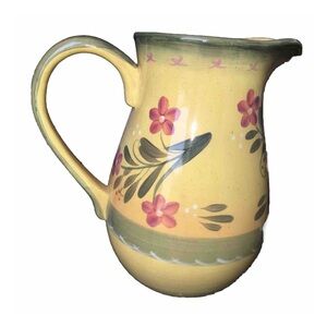 Vintage Farmhouse Decor Pitcher Tuscan